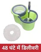 Dry Bucket Mop With 1 Refll With Replacement Mop Refill