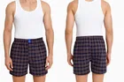 Polycotton Checkered Boxers for Men 