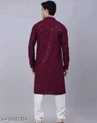 Embellished Regular Kurta for Men 