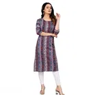 Crepe Printed Kurti for Women 