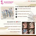 Majestique Medium Size Eyes & Lips Full beautifier Makeup Brushes Set Brushes 
