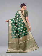 Organza Zari Woven Saree for Women 