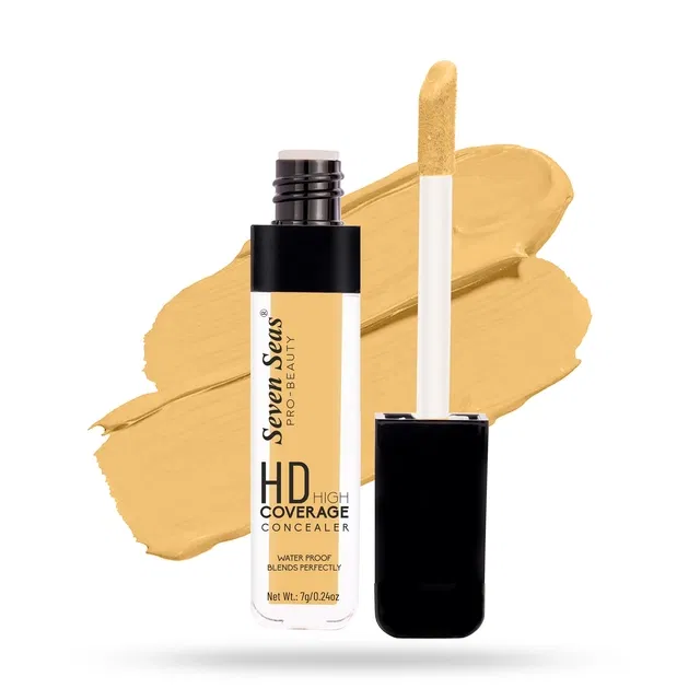 Seven Seas Coverup Liquid Concealer, Yellow (7 ml)