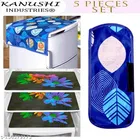 KANUSHI Industries® 1Pc Fridge Cover for Top with 6 Utility Pockets 