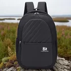 Polyester Backpack for Men & Women, Black