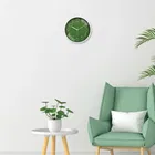 Khatu Craft Circle Clock Plain Green 30x30cm