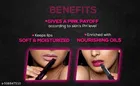 Ph Lipstick 3gm - Black Lipstick With Glossy Pink Payoff - Long Lasting Nourishment, Enriched With Vitamin E & Jojoba Oil - Vegan & Paraben Free