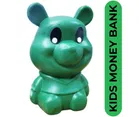 Plastic Money Bank for Kids (Green)