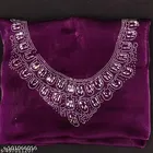 Jimmy Choo Applique Saree For Women, Purple
