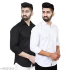 Cotton Blend Solid Shirts for Men, Multicolor 