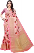 Yashika Designer Women's Saree Art Silk With Unstitched Blouse Piece 