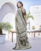 Linen Printed Saree for Women 