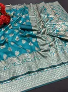 Art Silk Zari Woven Saree for Women 