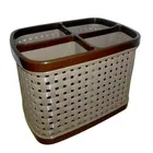 KT Plastic 4 Section Multi-Purpose Storage Organizer for Home & Kitchen 