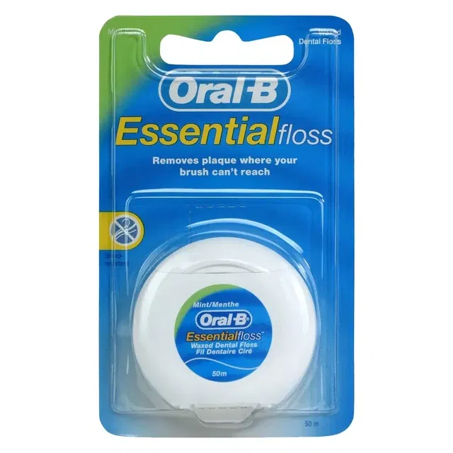 ओरल-बी एसेंशियल डेंटल फ्लॉस, मिंट 50 ml