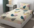 Microfiber Printed Single Bedsheet with 1 Pillow Cover 