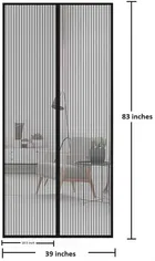 Magnetic Mosquito Polyester Net for Door, Assored 