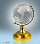 Crystal Fengshui Pyramid with Globe Showpieces 