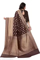 Chanderi Cotton Zari Woven Saree for Women 