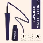 Ronzille Matte Eye Liner Blue (15 ml) (Pack Of 1)