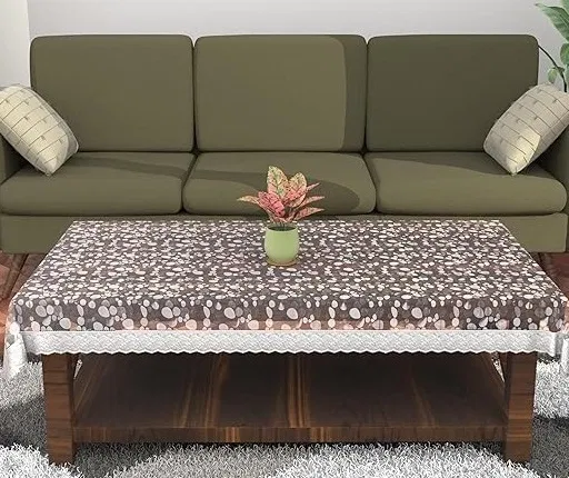 PVC Table Cover (Multicolor, 40x60 Inches)