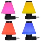 LED Night Light Lamp Umbrella Shape, Set of 4 Multicolor