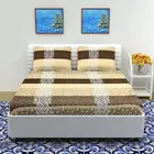 Microfiber Double Bedsheet with 2 Pillow Covers 