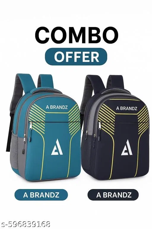 Polyester Backpack for Men & Women, Multicolor