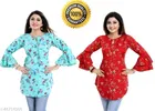 Three-Quarter Sleeves Top for Women 