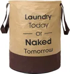 RAJ BAG 45 L Beige, Brown Laundry Bag, Non Woven, Pack of 2