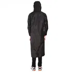 Solid Overcoat with Hoods and Side Pocket Raincoat for Men 