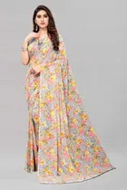 SVB प्रिंटेड साड़ी फॉर वीमेन 