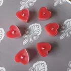 Heart Shaped Unscented Candles 