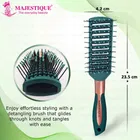 Majestique Vented Hair Brush for Blow Drying, Long Short, Thin, Thick, Dry Or Wet Hair 