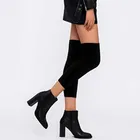 Long Leg Sleeve Knee Support, 1 Pair 