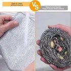 Non Scratch Wire Dish Cloth, Multipurpose Dishwashing Cloth, Dry Cleaning Scrubber 