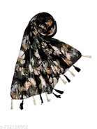 Chiffon Scarves for Women, Multicolor, Pack of 6