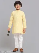 Cotton Blend Kurta with Pyjamas for Boys 