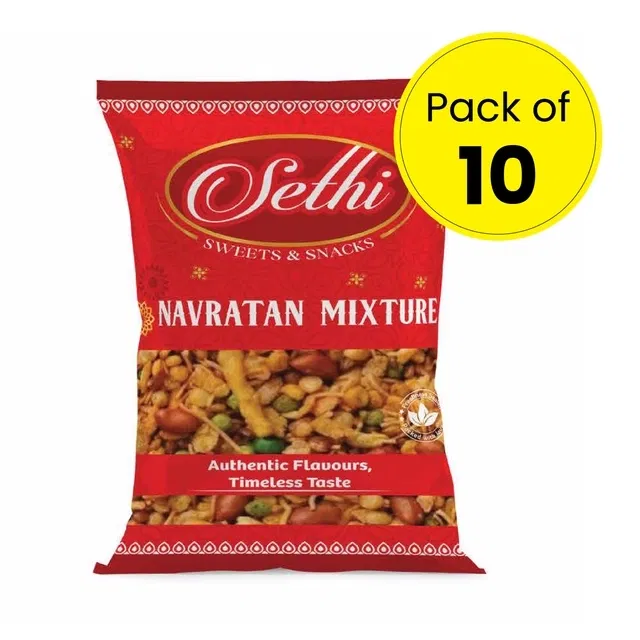 सेठी नवरतन मिक्सचर 10X75ग्राम (पैक ऑफ 10)
