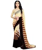 Georgette Printed Saree for Women 