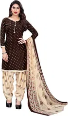 Yashika Unstitched Crepe Salwar Suit Material 
