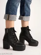 Shoetopia Girls Boots Black Size 13-14 Years