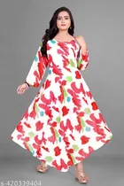 Georgette Printed Gown for Women 
