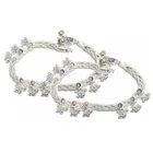 Silver Plated Anklets for Women 