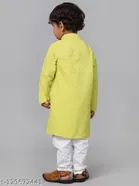 Cotton Blend Kurta with Pyjama for Boys 