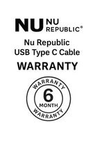 Nu Republic Blaze Flash 50W USB Type C 1.25m Nylon Braided Cable Supports All Fast Charging Technologies 