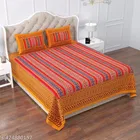 Cotton Queen Bedsheet with 2 Pillow Cover 