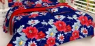 Polycotton Double Bedsheet with 2 Pillow Cover 