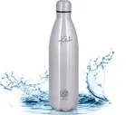 Stainless Steel Double Walled Vacuum Flask Water Bottle (Silver, 1000 ml)