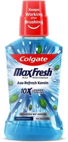 Colgate Maxfresh Plax Antibacterial Mouthwash - Pepper Mint 500 ml